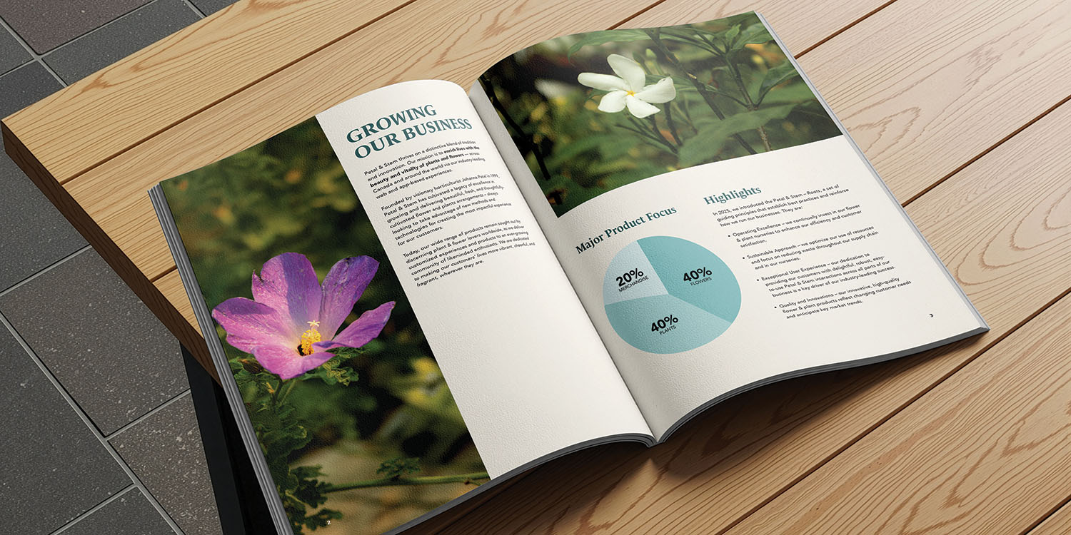 Mockup image of annual report