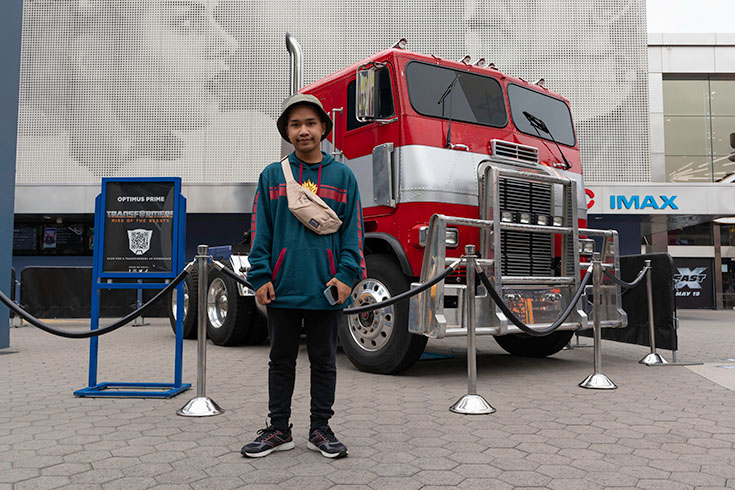 Agustin at Universal Studios Citywalk